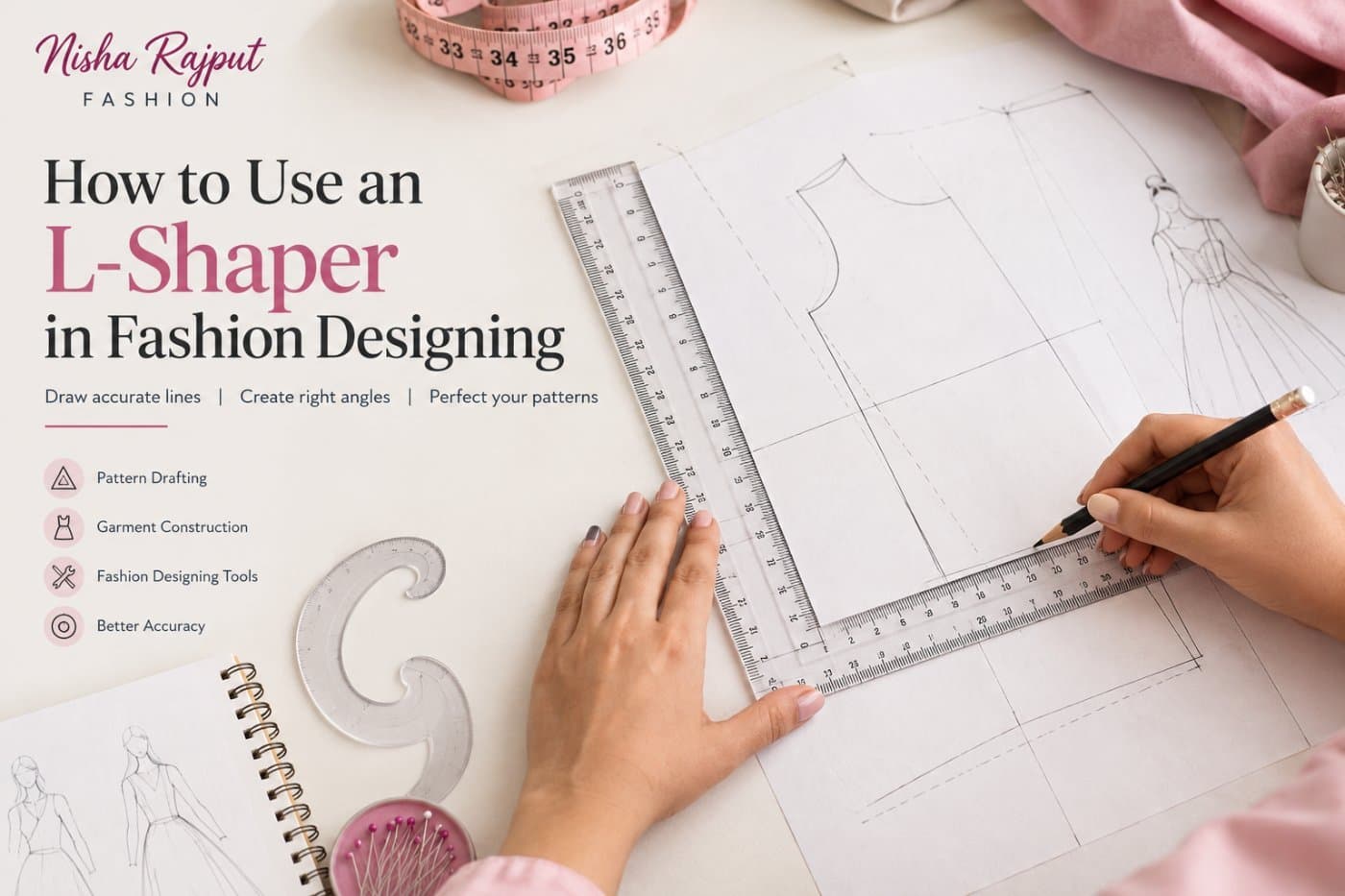 How to Use an L-Shaper in Fashion Designing